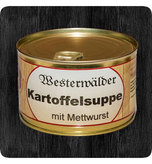 Westerwälder Kartoffelsuppe – Hüschs Landkost GmbH - Westerwald Metzgerei