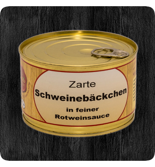 Zarte Schweinebäckchen – Hüschs Landkost GmbH - Westerwald Metzgerei