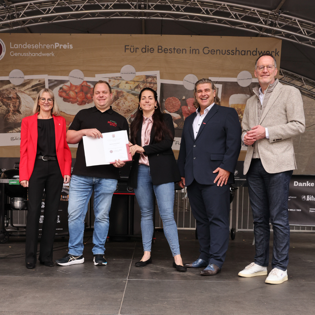 Auszeichnung mit Tradition: Hüsch´s Landkost zum vierten Mal mit Landesehrenpreis Rheinland-Pfalz ausgezeichnet
