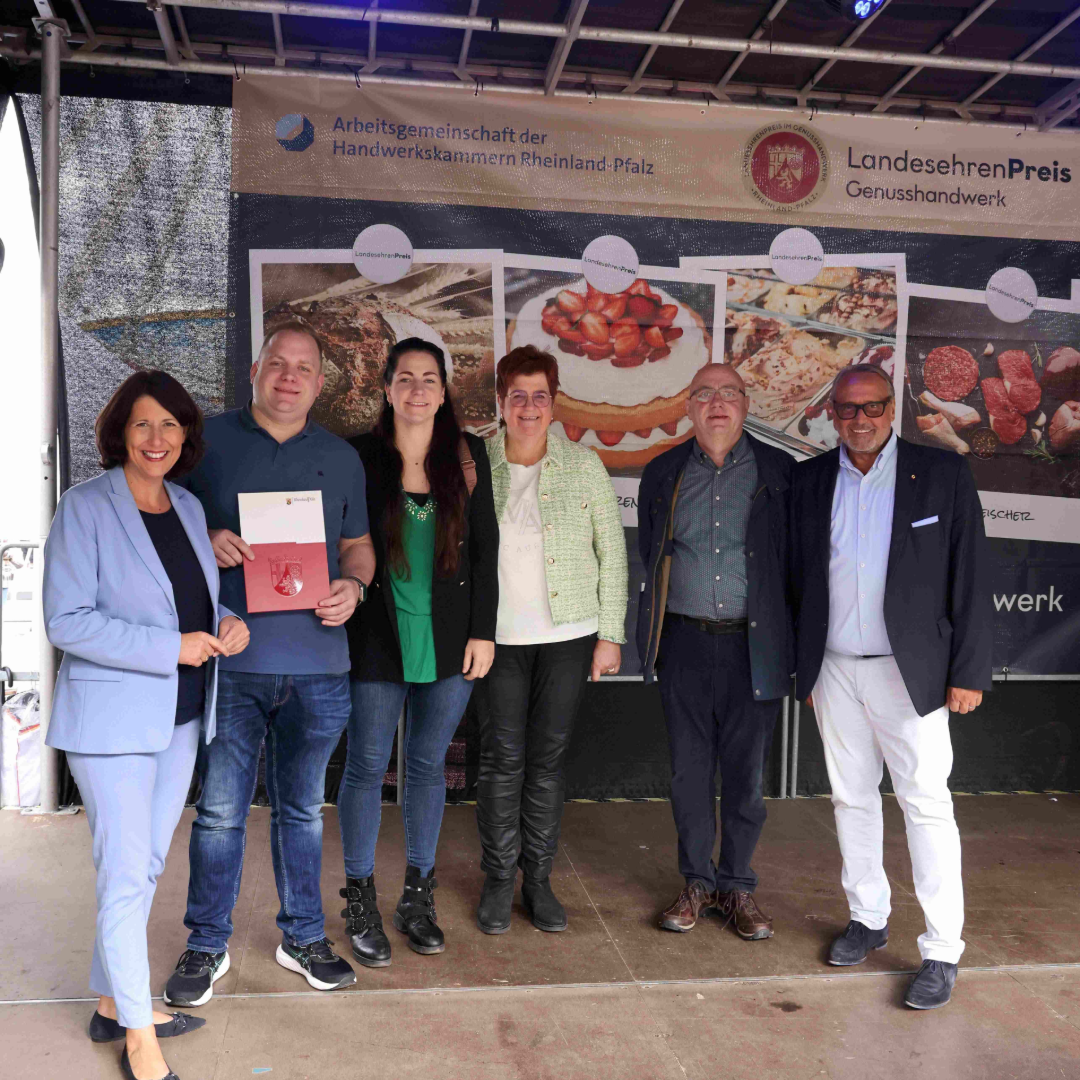 Qualität zahlt sich aus: Die Landkost Metzgerei Hüsch hat wieder den Landesehrenpreis von Rheinland-Pfalz erhalten