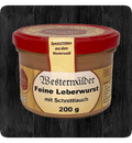 Feine Leberwurst mit Schnittlauch