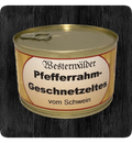 Westerwälder Pfefferrahm-Geschnetzeltes