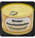 Rindergeschnetzeltes Stroganoff