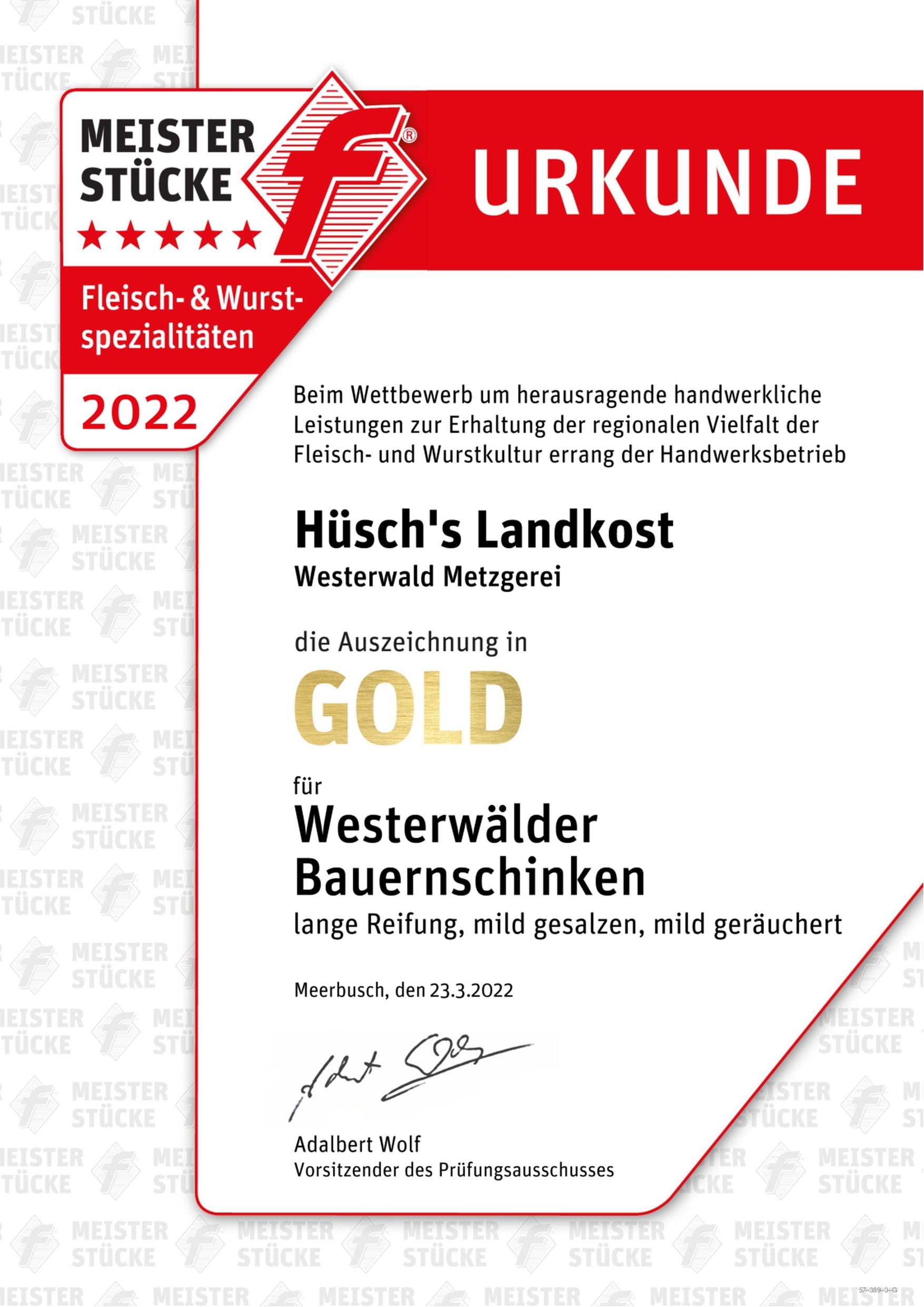 Milder Land-Bauernschinken