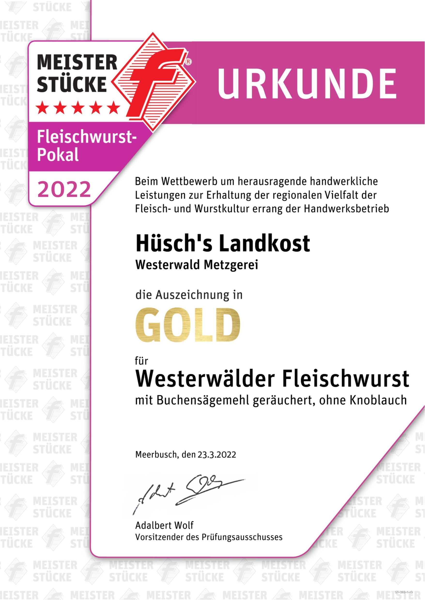 Westerwald meat sausage