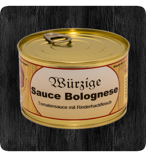 Würzige Sauce Bolognese