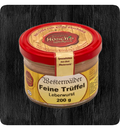 Feine Trüffel-Leberwurst