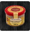 Grobe Leberwurst mit grünem Pfeffer