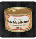 Feurige Hackbällchen