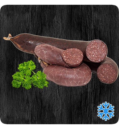 Homemade black pudding