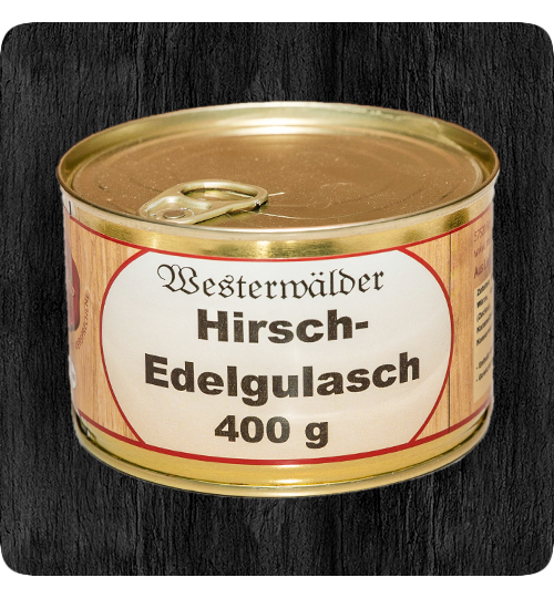 Westerwälder Hirsch-Edelgulasch
