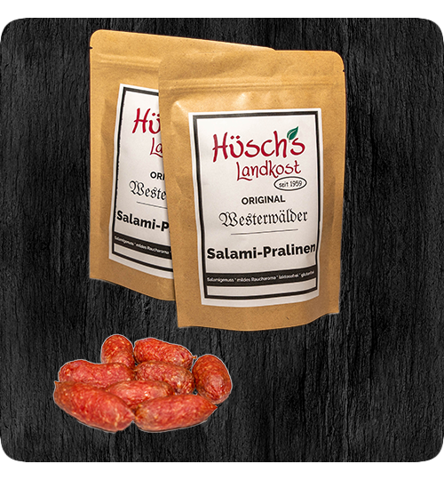 Salami-Pralinen