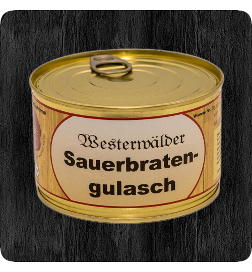 Westerwälder Sauerbratengulasch