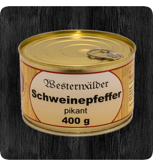 Westerwälder Schweinepfeffer – Hüschs Landkost GmbH - Westerwald Metzgerei Westerwälder Schweinepfeffer – Hüschs Landkost GmbH - Westerwald Metzgerei