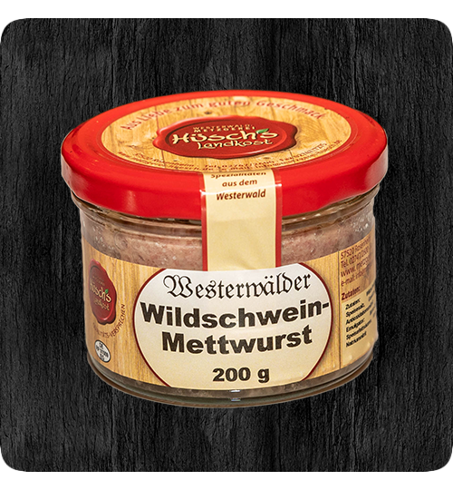 Westerwälder Wildschwein-Mettwurst